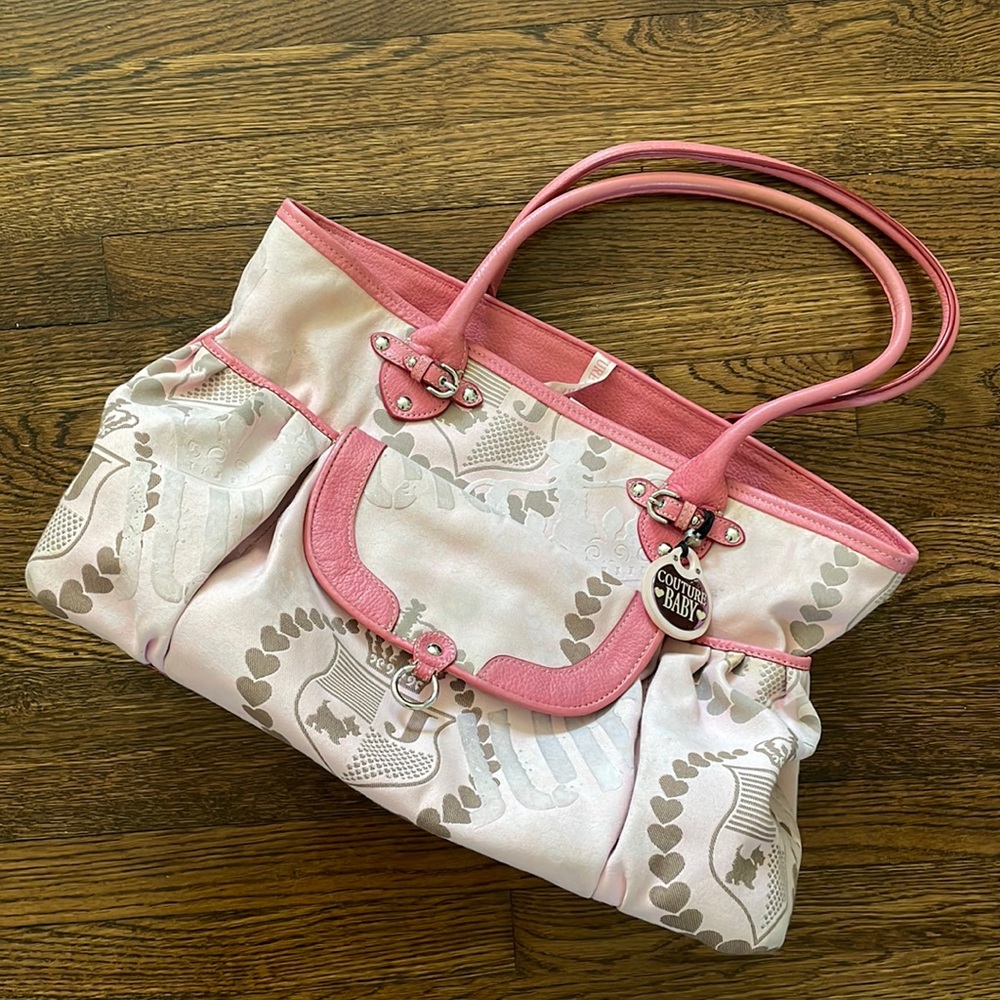 Authentic vintage Juicy Couture designer diaper bag